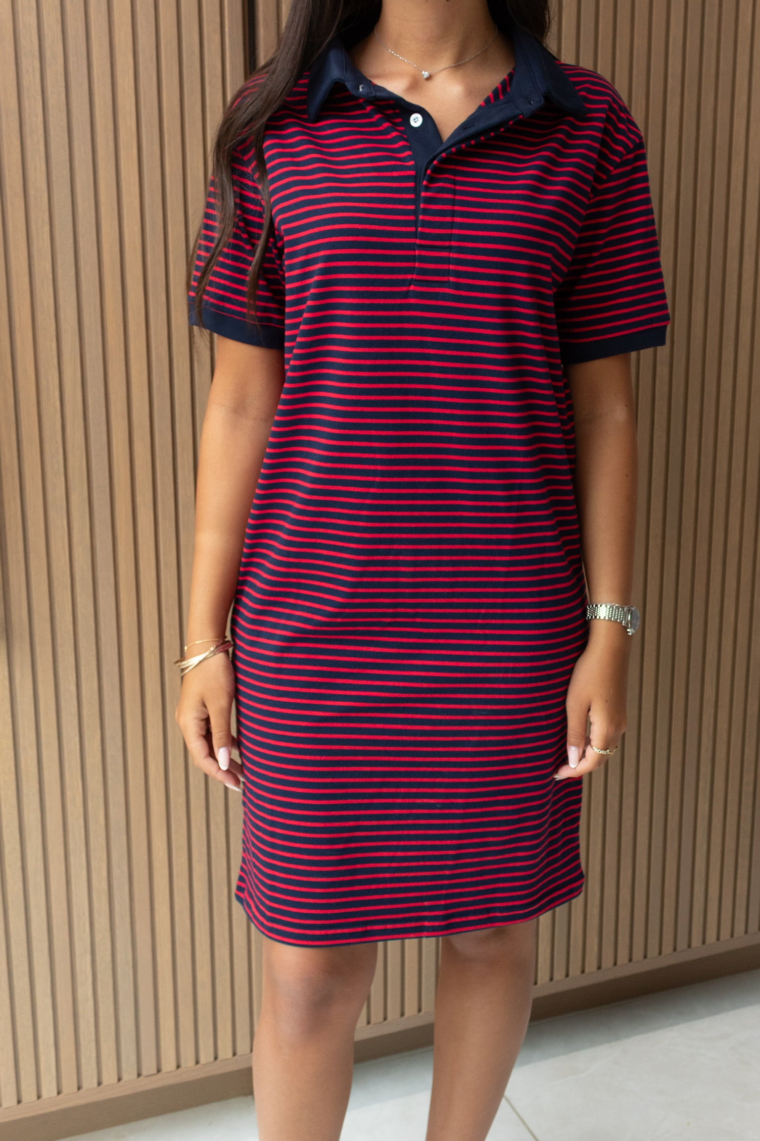 Navy and blue dress