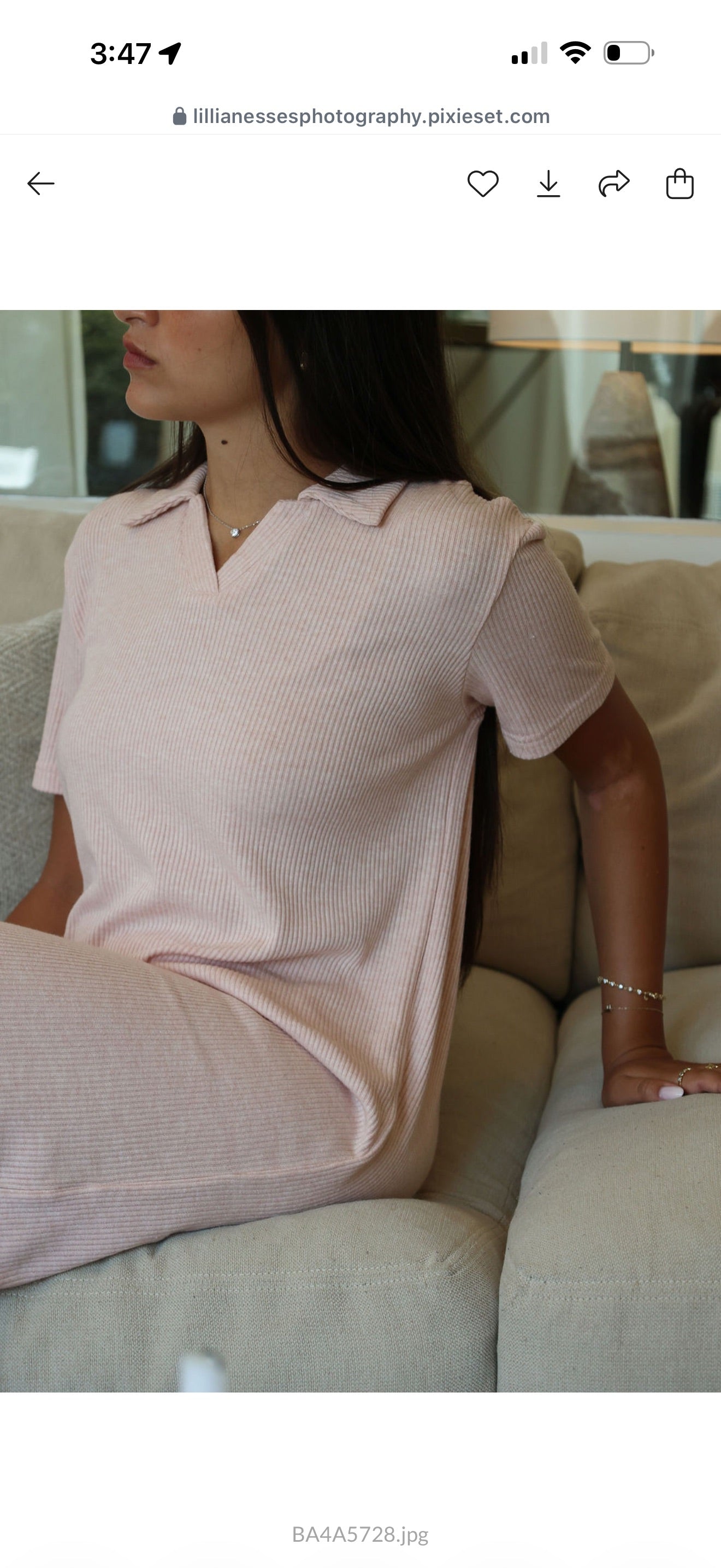 Pink ribbed mini dress