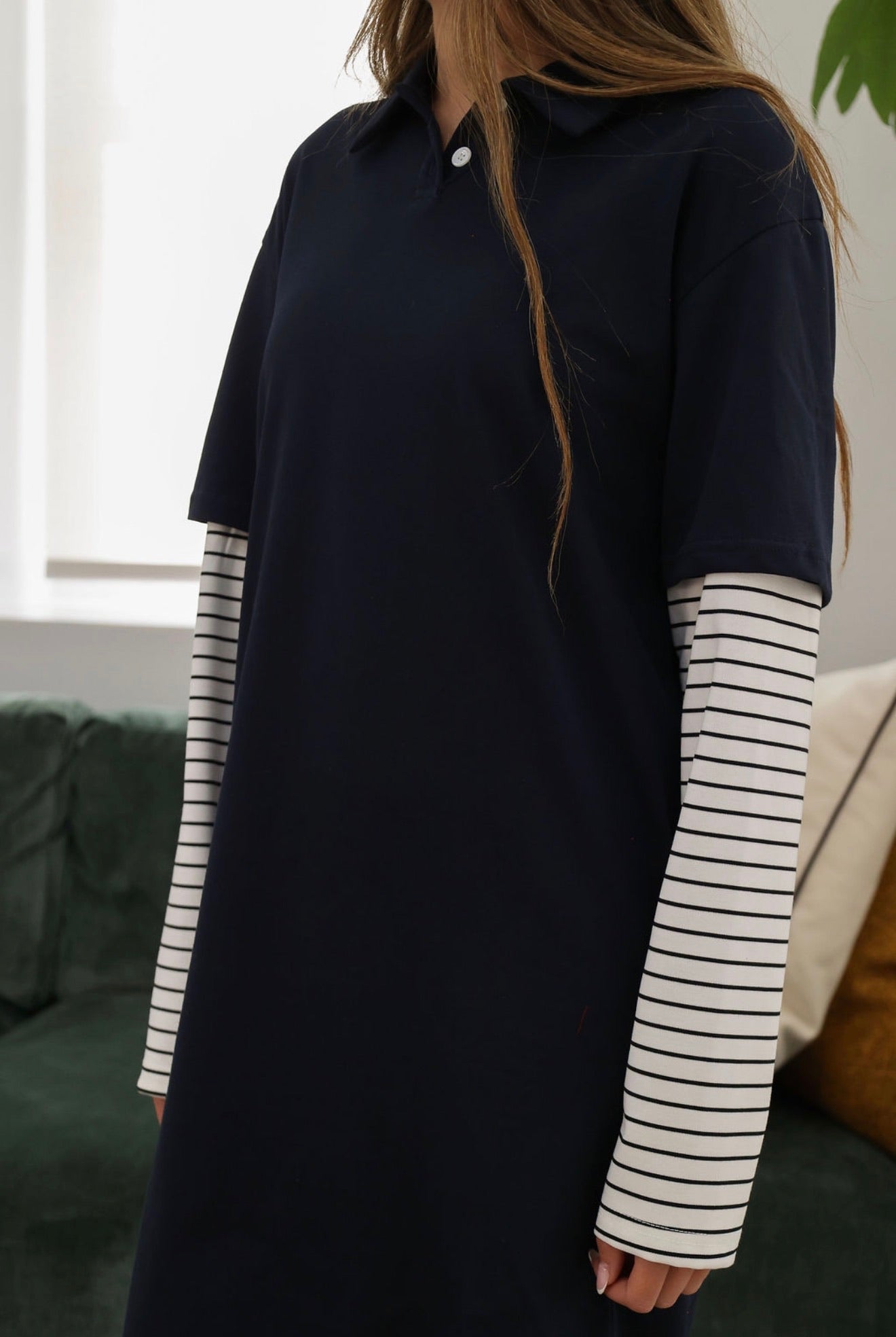 Double layered mini dress - 3 colors