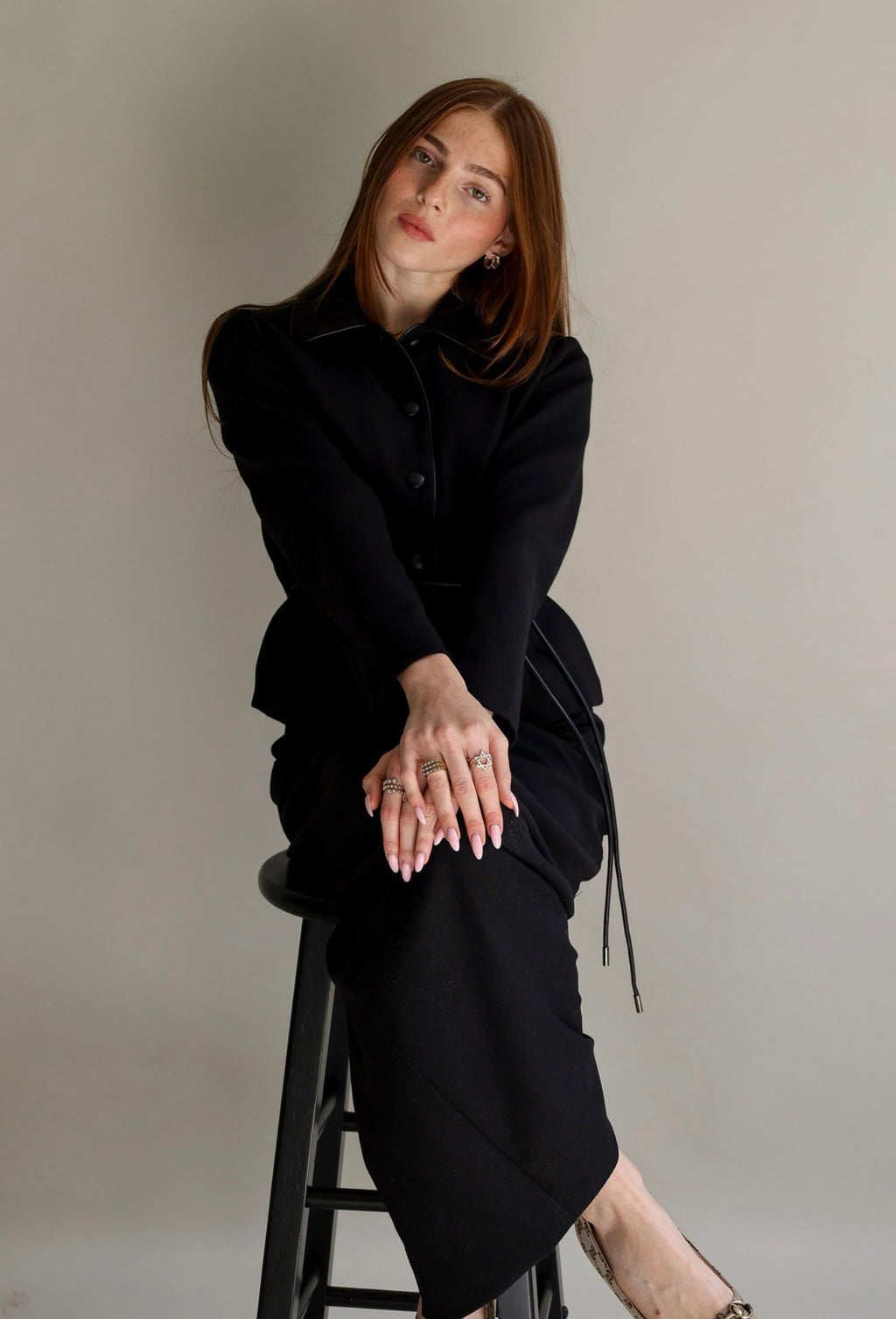 Black wrap around set