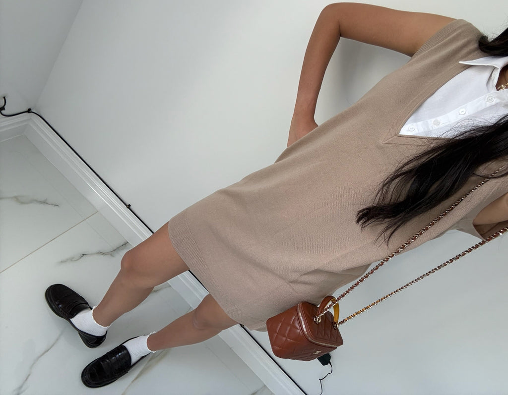 Sleeveless mini dress