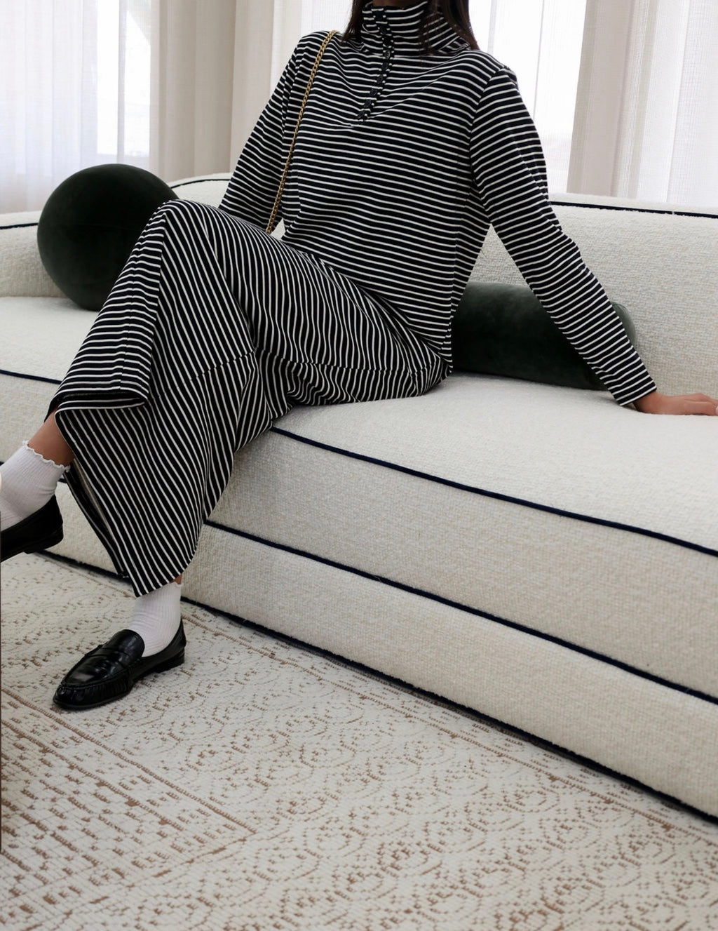 Stripe 9 button set
