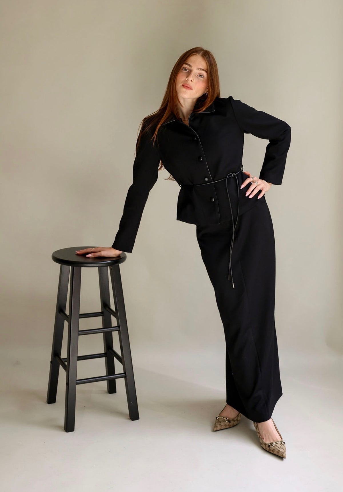 Black wrap around set