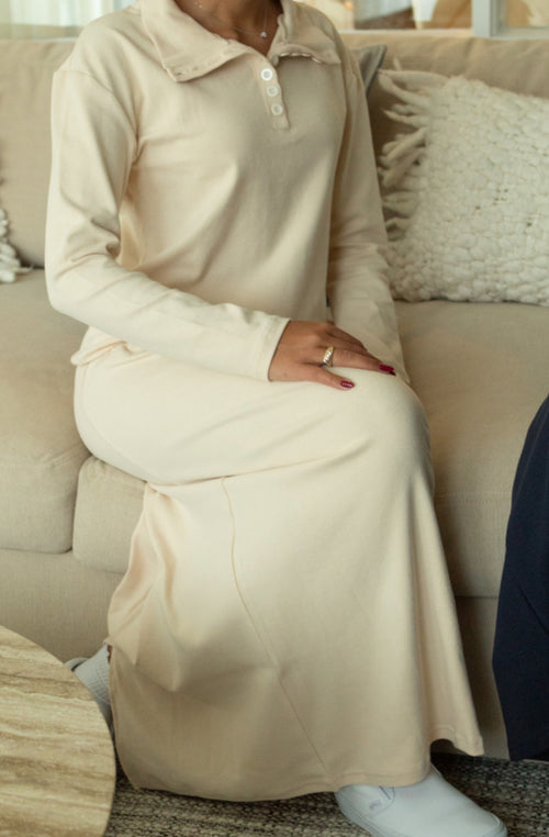 Beige 9 button set