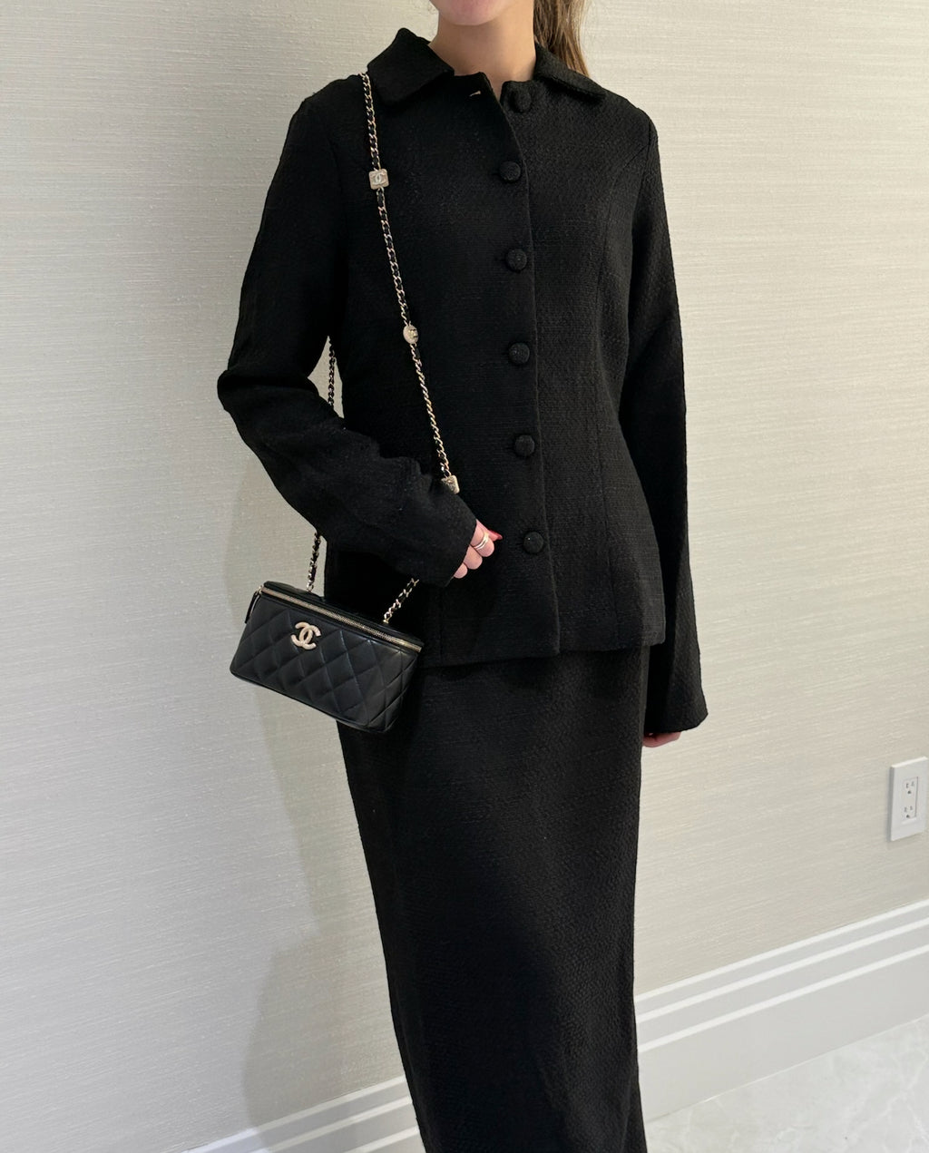 Tweed blazer set