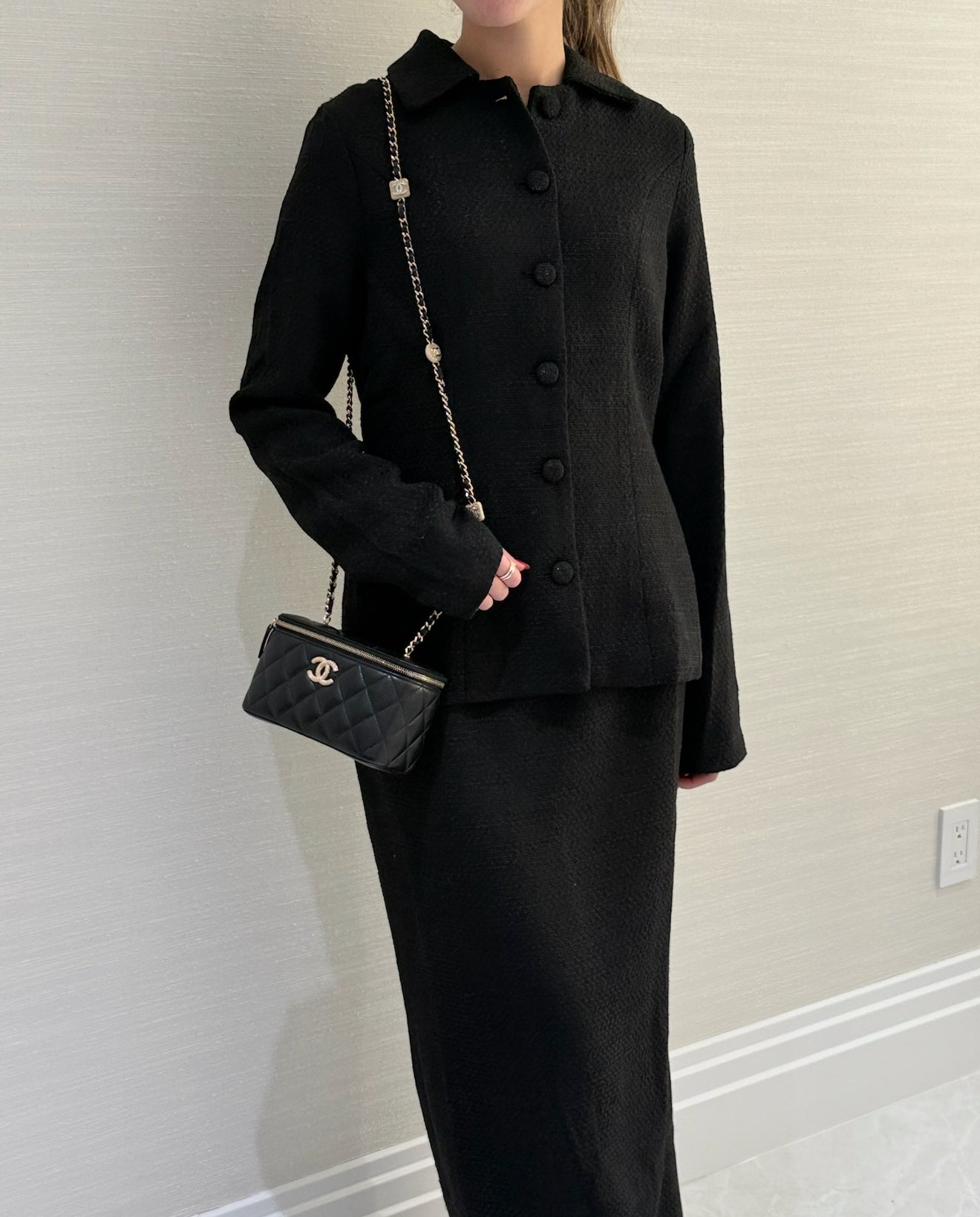 Tweed blazer set