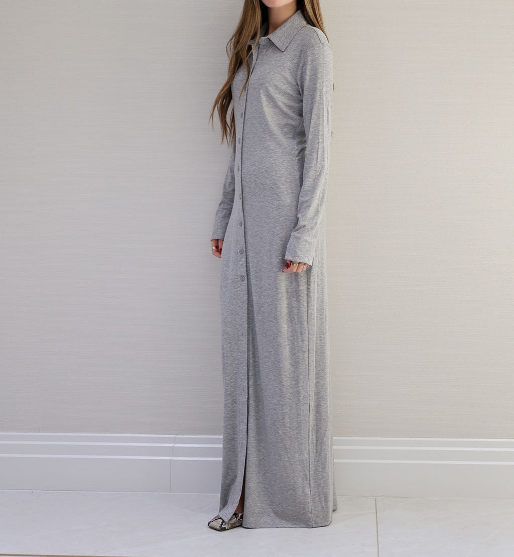 Grey maxi dress